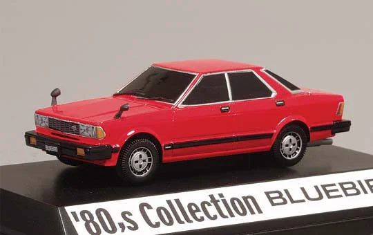 Aoshima 80's COLLECTION: 1/43 910 BLUEBIRD SSS-EXG (1979)(RED) - Scale Kits