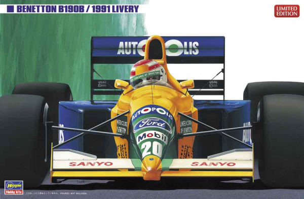 1/24  BENETTON B190B 1991 LIVERY