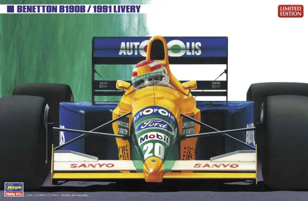 Hasegawa 1/24  BENETTON B190B 1991 LIVERY - Scale Kits