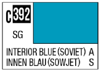C392 Interior Blue (Soviet) [Soviet aircraft cockpit] 1