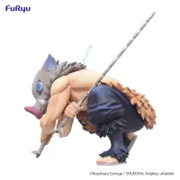 FuRyu Demon Slayer: Kimetsu no Yaiba Noodle Stopper Figure -Hashibira Inosuke- - Demon Slayer: Kimetsu no Yaiba - photo 3