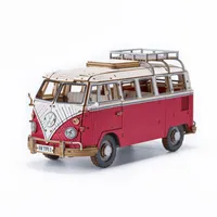 Azone wa-gu-mi Vintage Volkswagen Type 2 (T1) Camper Van RED - Scale Kits - photo 10