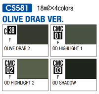 Mr Color - Color Modulation Set Olivedrab 2