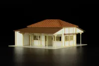 PLUM PMOA 1/150 Scale Paper kit Station(Kominato Railway) - Scale Kits - photo 13