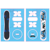SK8 the Infinity Acrylic Stand Snow 1