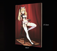 Illustration Canvas Board Nora 3