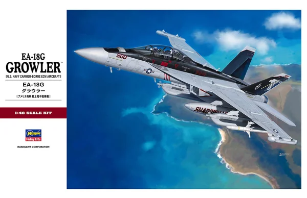 Hasegawa [PT52] 1:48 EA-18G GROWLER - Scale Kits