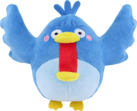 irasutoya Fired Blue Bird Plushie 3