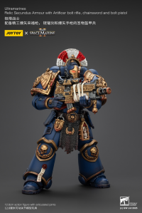 Ultramarines Relic Secundus Armour with Artificer bolt rifle, chainsword and bolt pistol 9