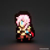 FINAL FANTASY Series PIXELIGHT  - FFRK LIGHTNING 2