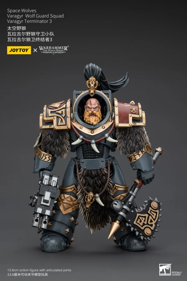 JOYTOY Space Wolves Varagyr Wolf Guard Squad Varagyr Terminator 3 - Warhammer 40K