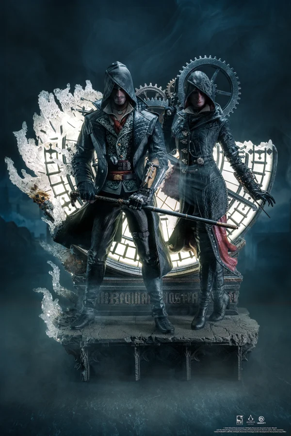 PureArts Assassin's Creed - Animus Jacob & Evie 1/4 Scale Statue - Video Games
