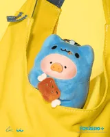 TOYZEROPLUS LuLu the Piggy x Capoo - Foodie Lu PVC Face Plush Keychain - LuLu The Piggy - photo 3