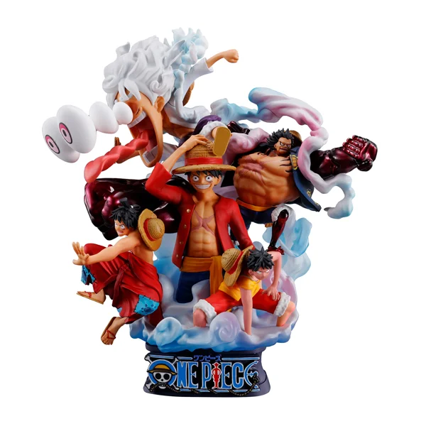 MegaHouse Petitrama series DX LOGBOX ONE PIECE RE BIRTH 02 Luffy Special - ONE PIECE