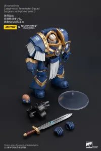 JOYTOY Ultramarines Cataphractii Terminator Squad Sergeant with Power Sword - Warhammer 40K - photo 4