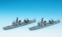 [013] 1:700 J.M.S.D.F. DE 229/230 ABUKUMA/JINTSU ( Two ships in the box ) 2
