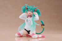 Hatsune Miku Desktop Cute Figure (Cat Ear T-Shirt Ver.) Reissue 2