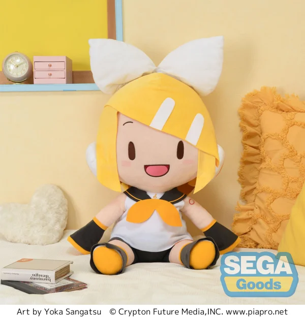 SEGA Fuwapuchi Hatsune Miku Series Rin Kagamine Dodeka Jumbo Plush - Hatsune Miku