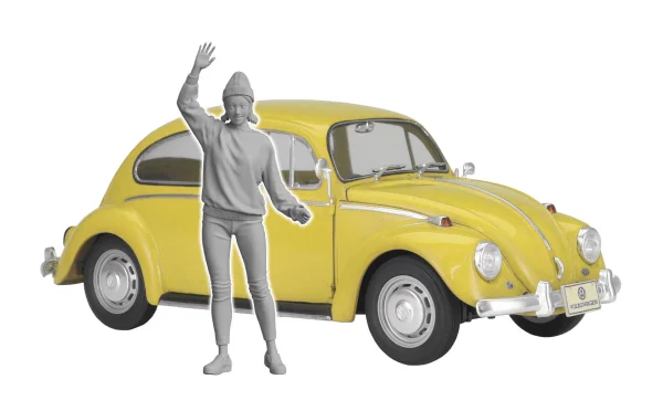 Hasegawa 1/24 VOLKSWAGEN BEETLE TYPE 1 (1967) w/GIRL’S FIGURE - Scale Kits