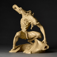 SCULPTURE WORKS Evangelion Unit 2 Beast Transformation  2nd Form The Beast Geofront Blood Battle Beige Color Ver. 16