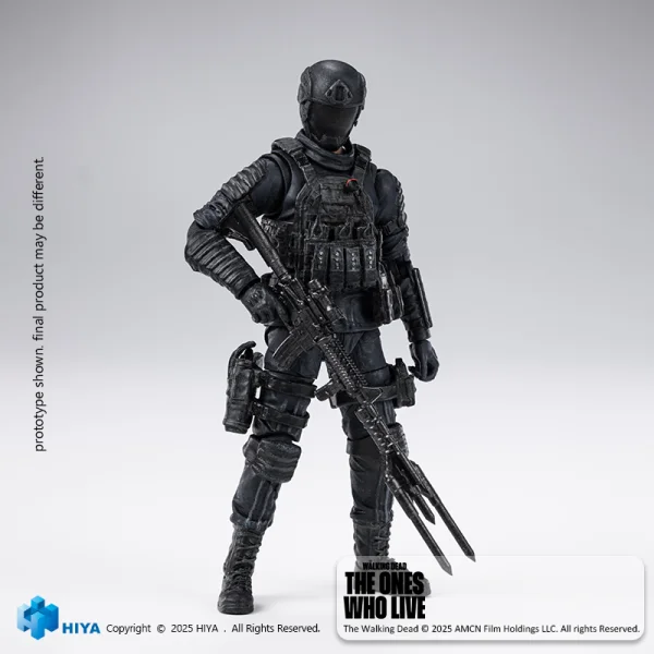 HIYA TOYS Exquisite Mini Series 1/18 Scale 4 Inch The Walking Dead  The  Ones Who Lived CRM Soldier Action Figure - The Walking Dead
