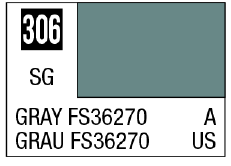 Mr. Color 306 - Gray FS36270 (Semi-Gloss/Aircraft)