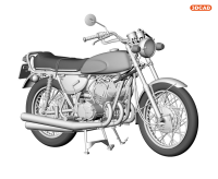 [BK10] 1:12 Kawasaki 500-SS/MACH III (H1) 13