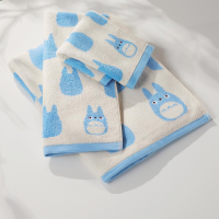 Medium Blue Totoro - Studio Ghibli Silhouette Series (Face Towel) 2