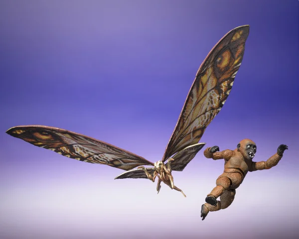 TAMASHII NATIONS SUKO & MOTHRA (2024) FROM GODZILLA x KONG: THE NEW EMPIRE	GODZILLA x KONG: The New Empire ""GODZILLA x KONG: The New Empire"", TAMASHII NATIONS S.H.MonsterArts - Godzilla