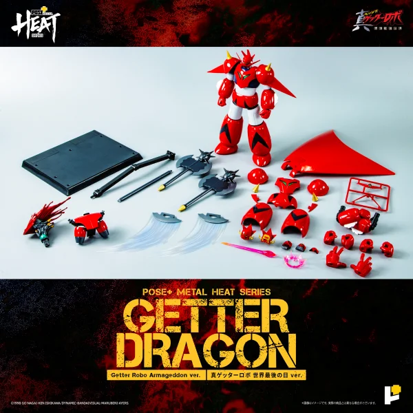 Union Creative POSE+ METAL HEAT Series -  GETTER　DRAGON（GETTER　ROBO　ARMAGEDDON ver.) - Getter Robo