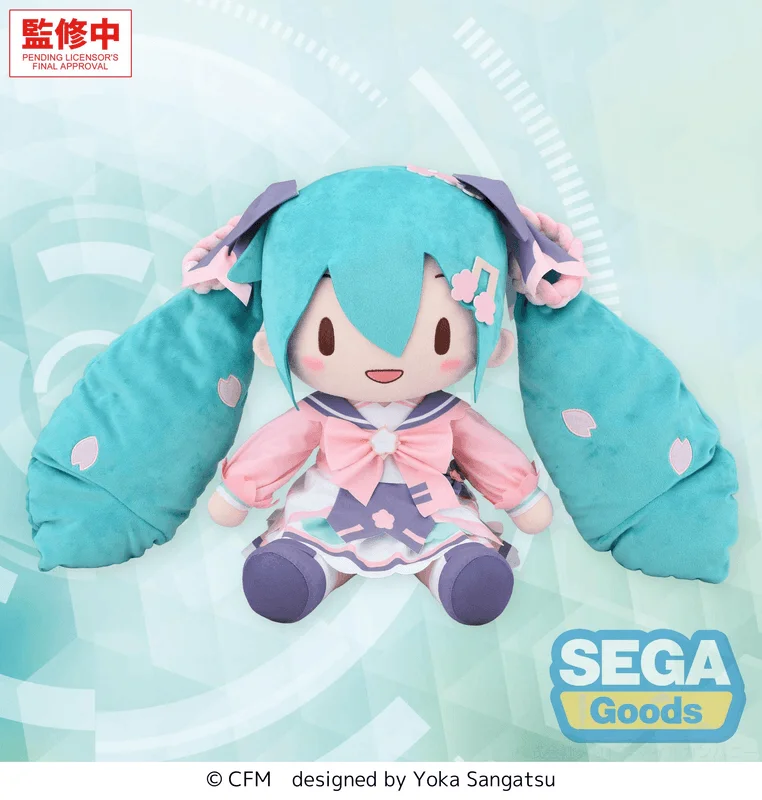 SEGA fuwa petit "Hatsune Miku" New Semester Plush (LL) - Hatsune Miku