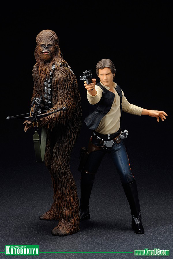 STAR WARS HAN SOLO AND CHEWBACCA ARTFX+