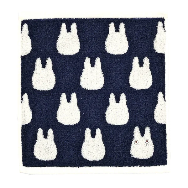 Marushin Small White Totoro - Studio Ghibli Silhouette Series (Wash Towel) - Studio Ghibli