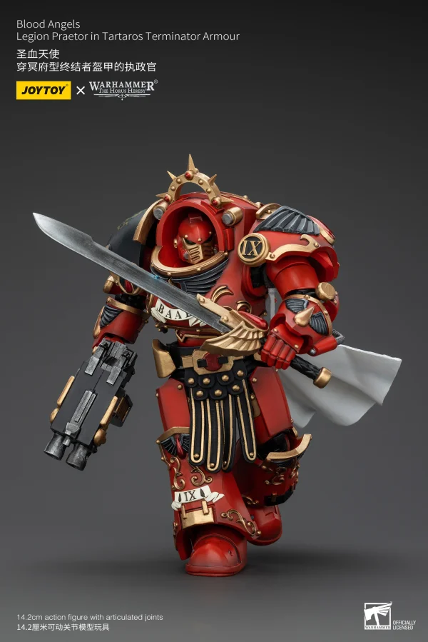 JOYTOY Blood Angels Legion Praetor in Tartaros Terminator Armour - Warhammer 40K