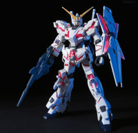HGUC 1/144 #100 RX-0 Unicorn Gundam (Destroy Mode) + Unicorn Head 3