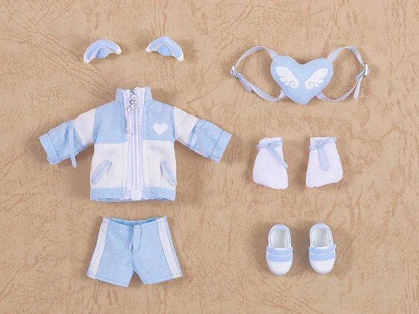 GOOD SMILE COMPANY Nendoroid Doll Outfit Set: Subculture Fashion Tracksuit (Blue) - Figure Accessories