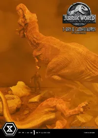 Prime 1 Studio Legacy Museum Collection Jurassic World: Fallen Kingdom (Film) Tyrannosaurus-Rex & Carnotaurus 1/15 scale Deluxe Version - Jurassic Park - photo 73