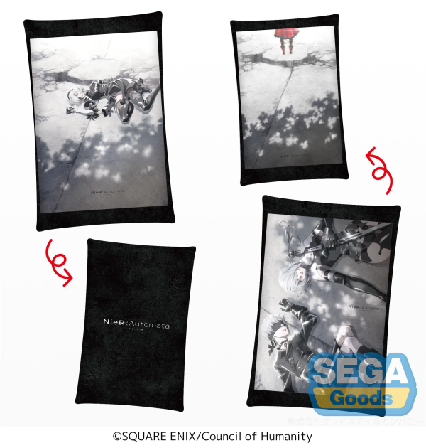 Anime "NieR:Automata Ver1.1a" PtZ Art Cushion [Pack of: 2B：1 9S & A2：1]