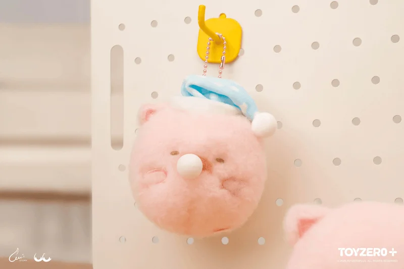 TOYZEROPLUS LuLu the Piggy Generic - Plush Keychain (Blowing Bubble ver.) - LuLu The Piggy