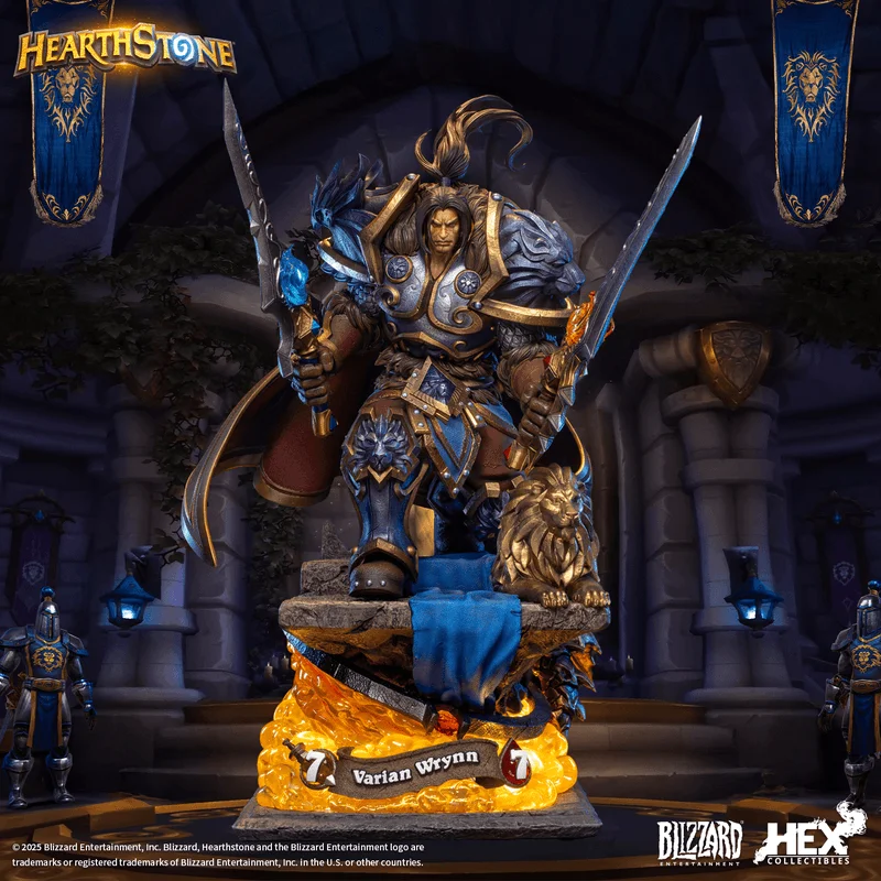 HEX Collectibles Blizzard Hearthstone® Varian Wrynn 1/10 Scale Statue - Blizzard