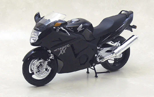 Aoshima 1/12 TOYABI DIECAST MOTORCYCLE: 1/12 Honda CBR1100XX Super Blackbird(BLACK) - Art & Display