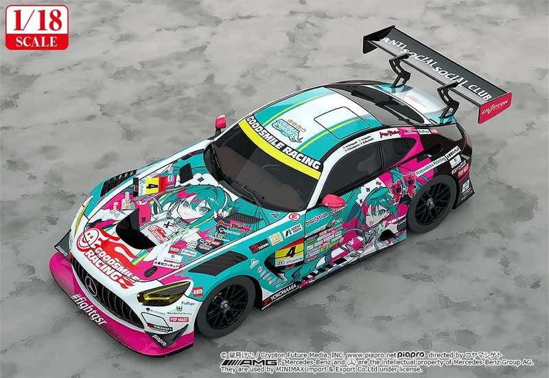 GoodSmile Racing 1/18 Good Smile Hatsune Miku AMG 2025 Season Opening Ver. - Hatsune Miku GT Project