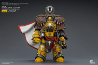 Imperial Fists Lord Castellan Evander Garrius, The Tyrant of Cthonia with the Subjugator and Incineratus 13