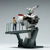 GOOD SMILE COMPANY PLAMAX MF-75: minimum factory Machine Bust Collection Noa Izumi with Alphonse - Mobile Police Patlabor - photo 1