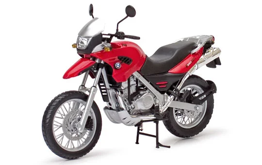 Aoshima 1/12 TOYABI DIECAST MOTORCYCLE: 1/12 BMW F650GS (Red) - Scale Kits