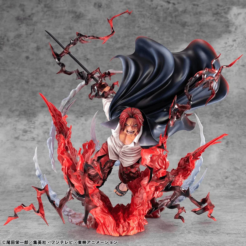 MegaHouse Portrait.Of.Pirates ONE PIECE “SA-MAXIMUM” Leader of Red Hair Pirates Red-Haired Shanks Kamusari - ONE PIECE