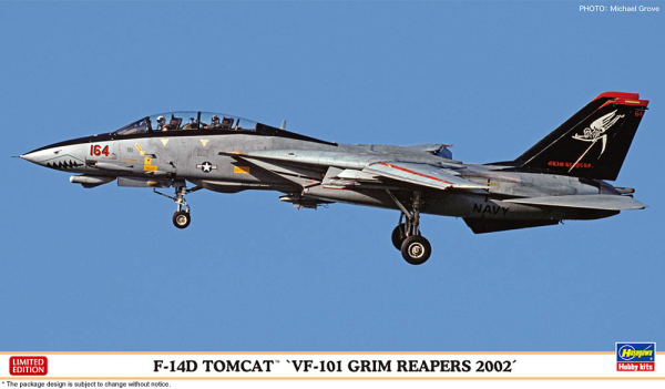 1/72 F-14D TOMCAT "VF-101 GRIM REAPERS 2002"