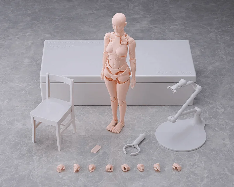 Max Factory Nishimura Style Drawing Doll Olive Flesh - Action Figures
