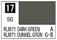 Mr. Color 17 - RLM71 Dark Green (Semi-Gloss/Aircraft) 1