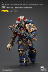Ultramarines Relic Secundus Armour with Artificer bolt rifle, chainsword and bolt pistol 8